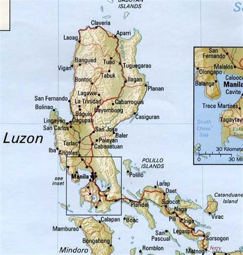 Luzon Island Map