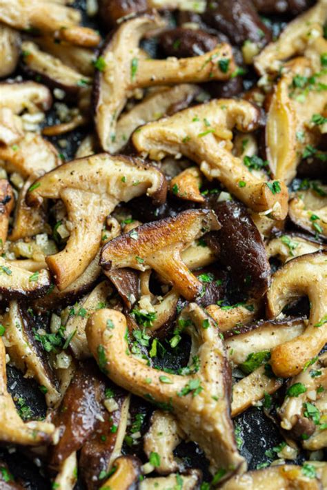 Sautéed Shiitake Mushrooms Food With Feeling