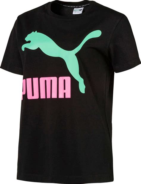 Puma Women S Classics Logo Graphic Tee Puma Shirts Womens Shirts