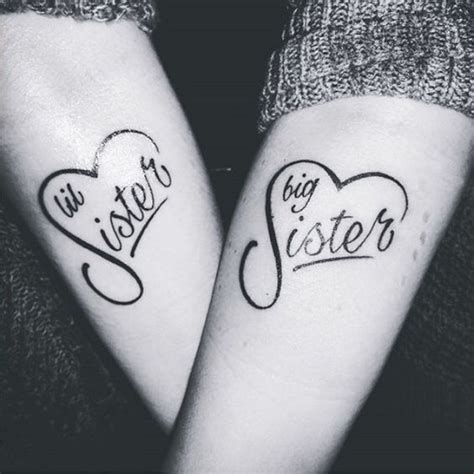 40 Inspirational Ideas Of Sister Tattoos Listing More