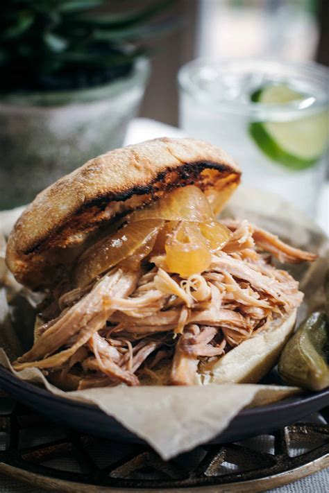 I had never made pulled pork before, but this was the most simple recipe ever! Slow Cooker Pulled Pork Sandwich Recipe - Little Figgy Food