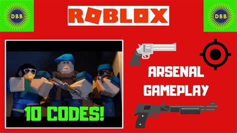 If you were looking for all the arsenal codes (roblox game) you have come to the right place, here we will provide you with all the available and updated codes for the game. ROBLOX CODES and Gameplay for Arsenal - 10 codes, gameplay ...