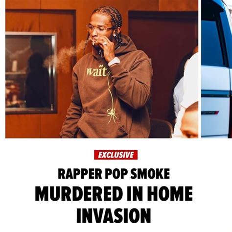 Rapper Pop Smoke Murdered In Home Invasion Ifunny
