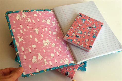Aesthetic Nest Craft Fabric Covered Composition Books Tutorial