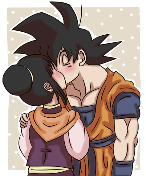 Goku And ChiChi Kiss Kiss By Beastwithaddittude On DeviantArt