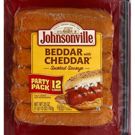 Johnsonville Beddar With Cheddar Smoked Sausage 12 Each From Safeway