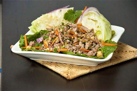 Nam Sod Thai Pork Salad Recipe Pork Salad Healthy Salad Recipes