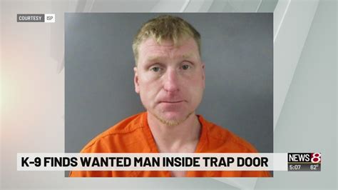 K 9 Finds Wanted Man Behind Trap Door Youtube