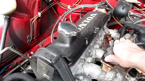 Volvo 740 B230 Carburator Engine Running Idle Youtube