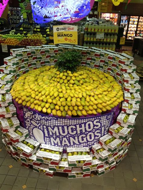 Whole Foods Produce Department Mangoes Supermarket Display Produce
