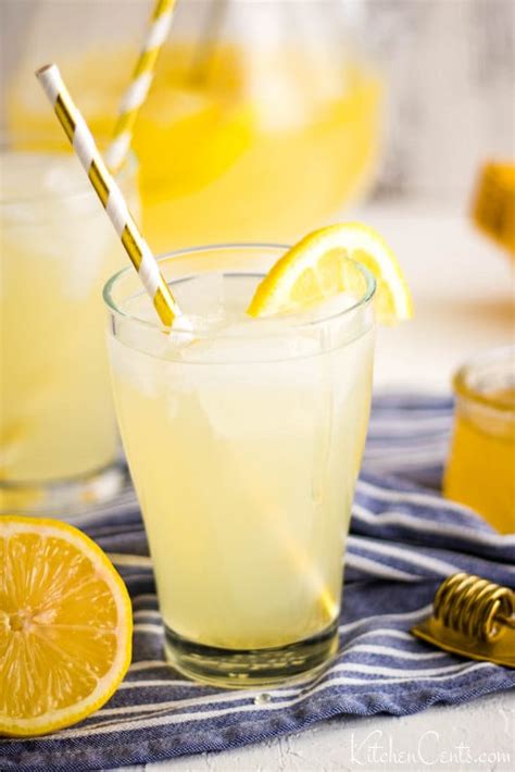 Easy Honey Lemonade 3 Ingredients Naturally Sweetened Kitchen Cents
