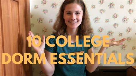 top 10 college dorm essentials youtube