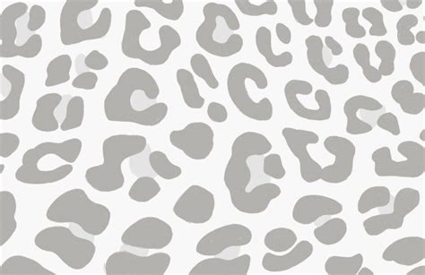 Gray Leopard Animal Print Wallpaper Mural Murals