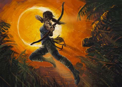 Tomb Raider 4k Artwork New Wallpaperhd Games Wallpapers4k Wallpapers