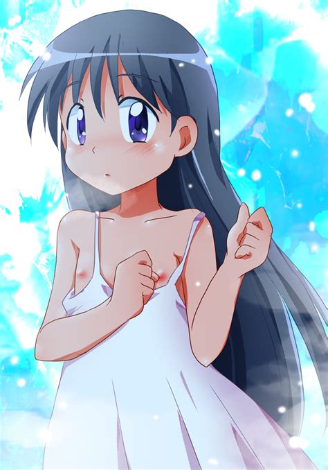 Shishinon Kajiwara Sora Sketchbook Full Colors 1girl Blue Eyes Blue Hair Blush Breasts