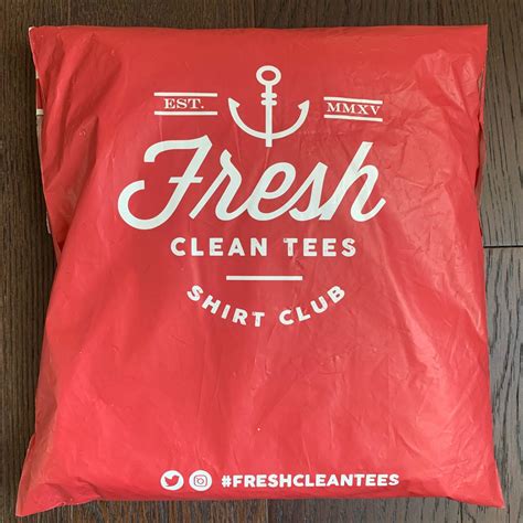 Fresh Clean Tees Shirt Club Review March 2020 Subscription Box