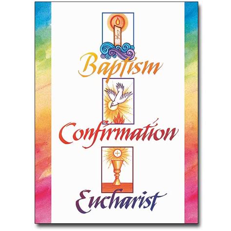 baptism confirmation eucharist rcia congratulations the catholic t store