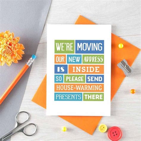 Funny We Are Moving Card Moving House Announcement New Etsy Uk