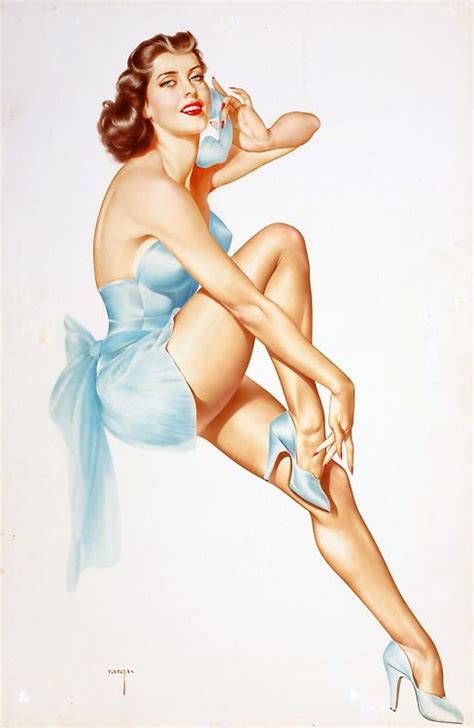Alberto Vargas 1952 Pin Up Girls Filles Vargas Pinup Art Et Broches D époque