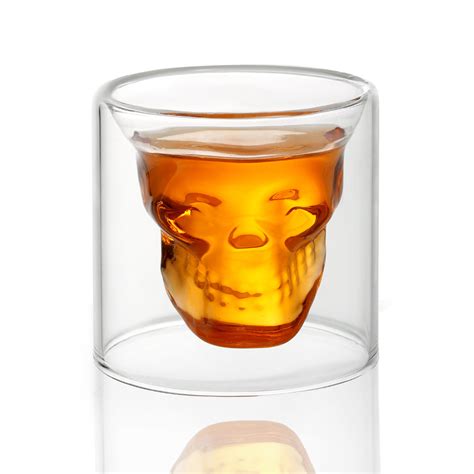 Skull Whiskey Glass Set Of 2 Glassfellas