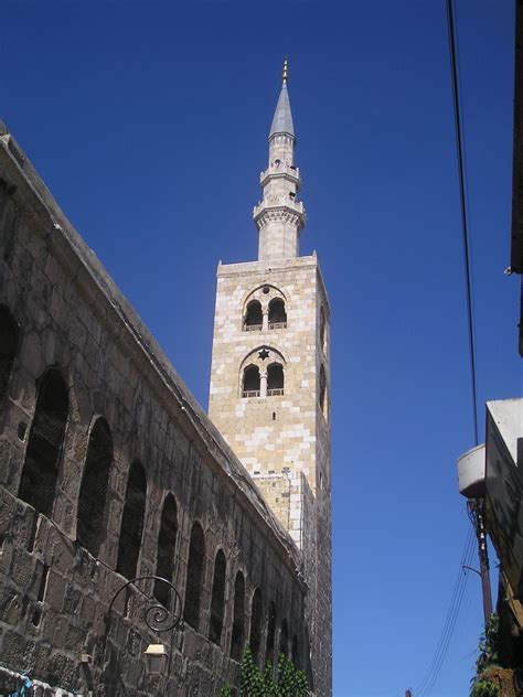 Fileumayyad Mosque Jesus Minaret Wikimedia Commons