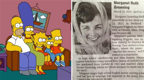 The Obituary Of Matt Groenings Mother Explains The Origins Of The Simpsons