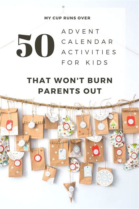 Advent Calendar Activities For Kids That Wont Burn Parents Out