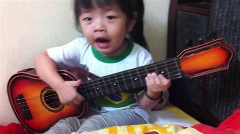 V Baby Playing Guitar Youtube
