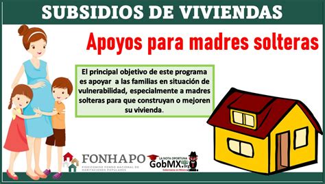 Subsidios De Viviendas Apoyos Para Madres Solteras🥇 Registro