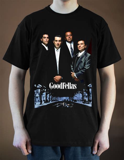 Goodfellas Movie Poster Ver 1 Robert De Niro T Shirt Black S 3xl New