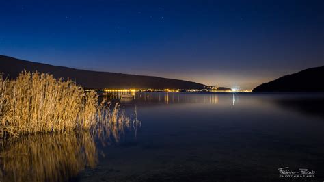Début De Nuit Sur Le Lac Dannecy Frédéric Pactat Flickr
