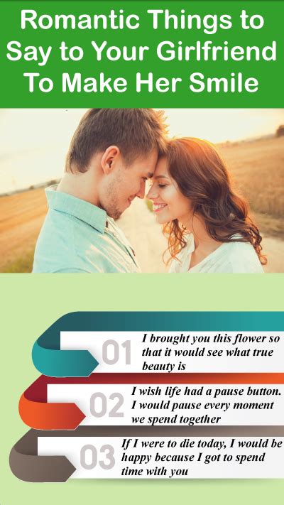 7 Romantic Things To Say To Your Girlfriend To Make Her Smile Funny Dating Quotes Romantic