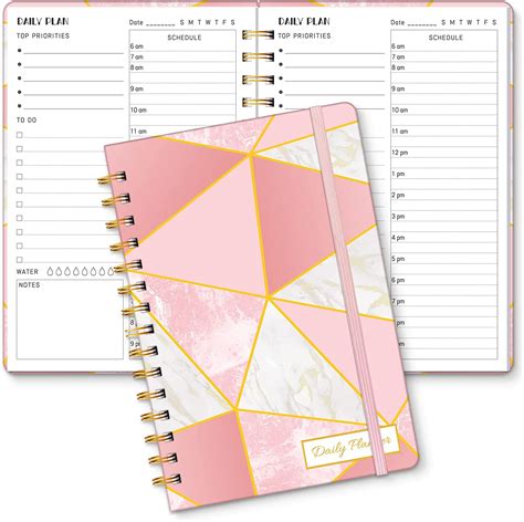 Daily Planner Undated To Do List Notebook Appointment Book With