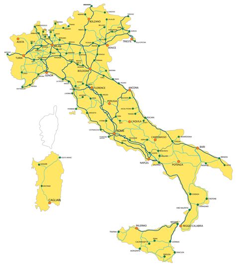 Map Italy Train Routes Get Map Update