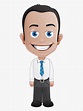 Businessman Clipart Male Character - Animated Man Clip Art, HD Png ...