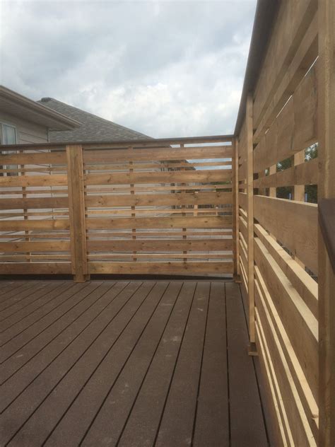 Privacy Wall Composite Deck Decks And Fences By Ryan Windsor