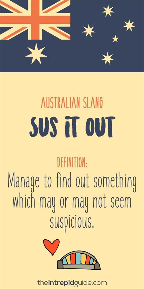 Aussie Slang Funny Australian Slang Sus It Out Australia Slang