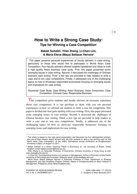 Case studies, especially qualitative case studies, are prevalent throughout the field of education. 25+ Trends For Background Of The Study Example Pdf ...