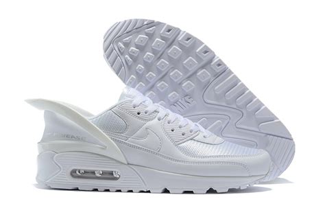2021 Nike Air Max 90 Flyease Triple White White Cu0814 102 Air Max 90 Other Sepcleat