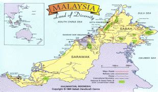 Salah satu negara di asia tenggara ini memiliki keragaman dan keunikan yang berbeda dengan. Gambar Peta Malaysia Kosong Berwarna - Moa Gambar