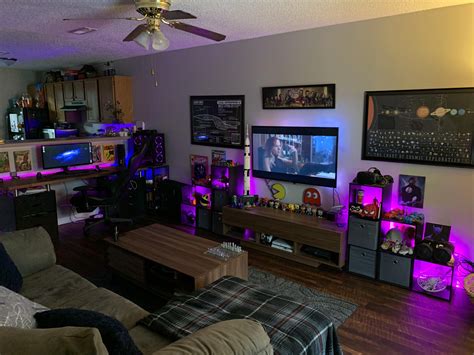 My Living Roombattle Station Living Room Setup Game Room Design