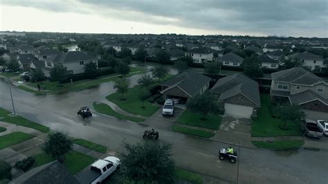Hurricane Harvey Drone Footage South Houston Youtube