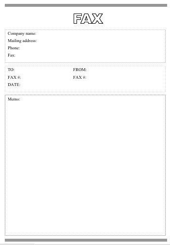 Get ready to present with confidence and ease with the help of these a keyword outline is useful when giving a speech or presentation. This printable fax cover sheet is very basic, with the word Fax in outline at the top, and room ...