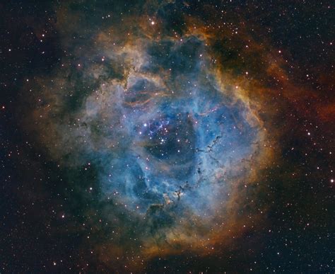 Space 205 Hours Of Light From The Rosette Nebula Ngc 2237 R