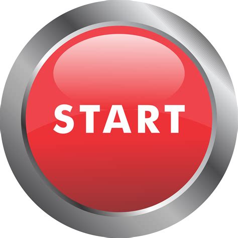 Red Start Button Png Image Png All Png All