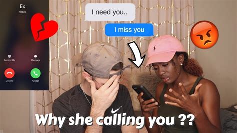 My Ex Keeps Calling Me Prank On Girlfriend Backfires Youtube