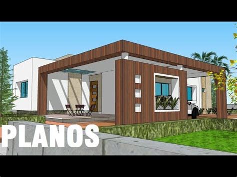 Planos de casas de tres dormitorios en una planta. PLANOS CASA MODERNA 1 PISO 3 REC - CASA LOPEZ - Proyecto ...