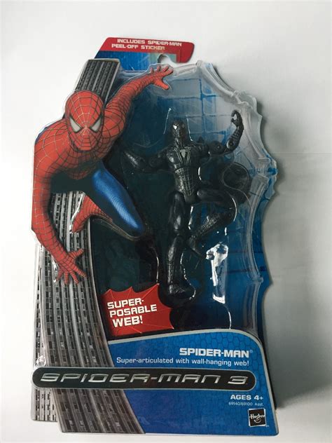 Brendan kim aug 16, 2021. Spiderman 3 Movie Super Posable Web Spider-man Hasbro 2007 ...