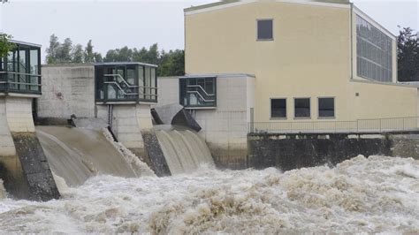 Hochwasser Pegel Der Flüsse Im Landkreis Steigen