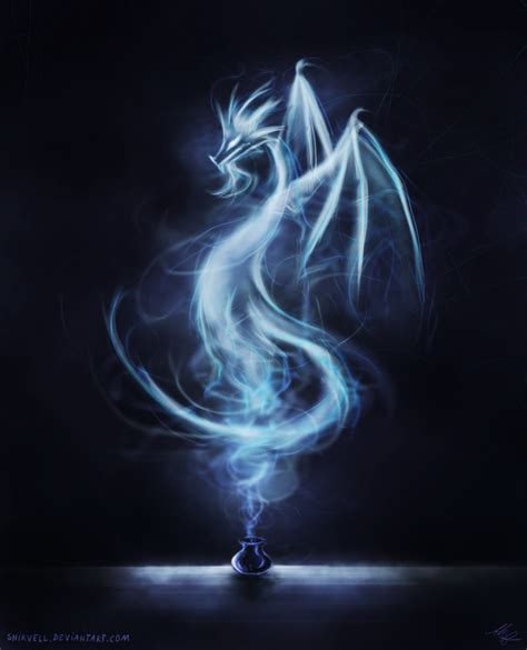 Smoke Dragon By ~shirvell On Deviantart Beautiful Dragon Dragon